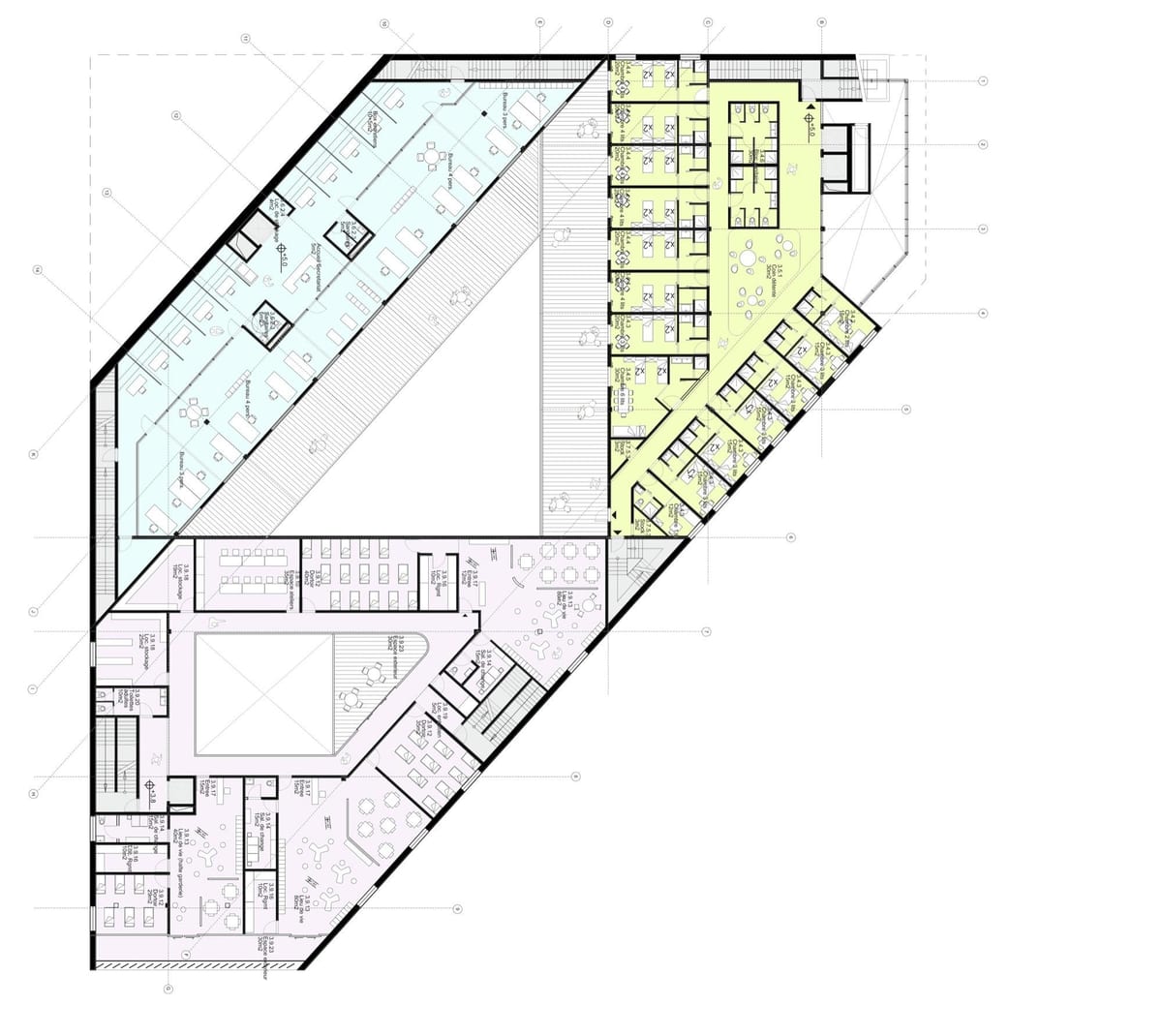 mapa d'euraLille centre comercial 