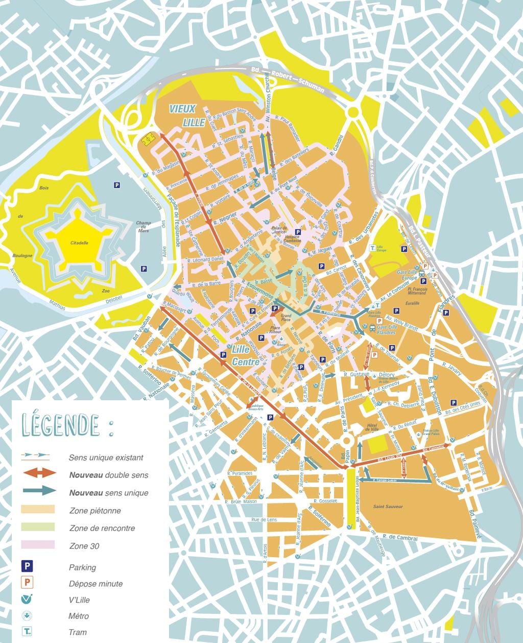 mapa de Lille municipis