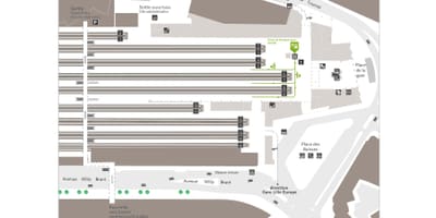 L'estació de tren de Lille mapa
